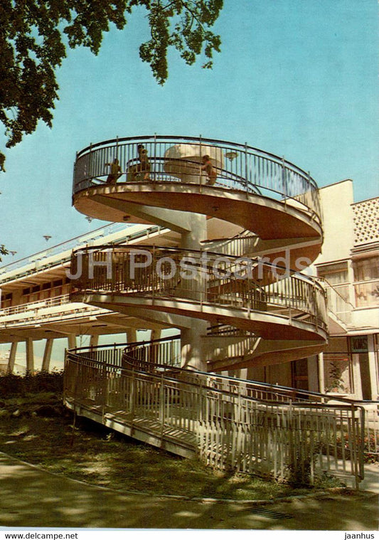 Sopot - Lazienki Polnocne - Northern Baths - fragment - Poland - unused - JH Postcards