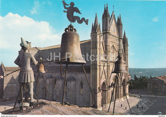 Orvieto - Duomo visto da Torre Maurizio - cathedral as seen from Maurizio's tower - 11839 - Italy - unused - JH Postcards