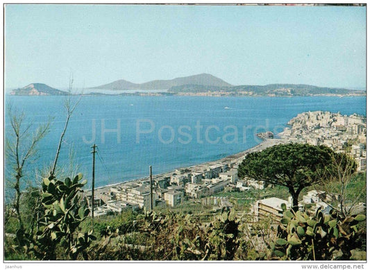 Panorama dall´alto della Solfatara - Rione Terra quarter - Pozzuoli - Napoli - Campania - Italia - Italy - unused - JH Postcards