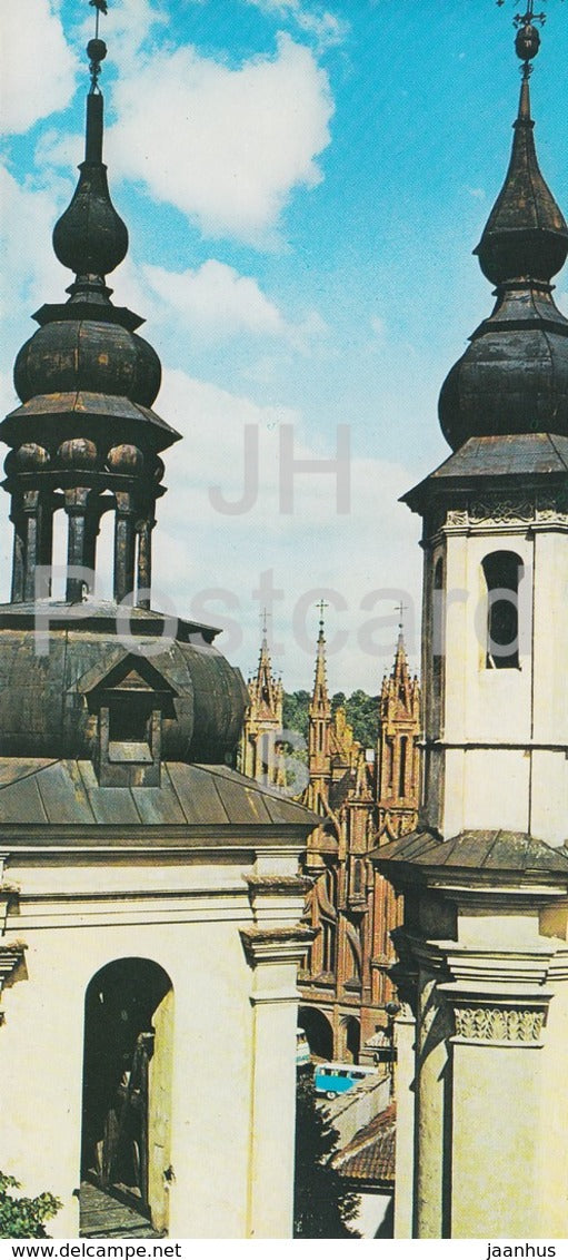 Vilnius - Belfry of the Church of St Michael - 1978 - Lithuania USSR - unused - JH Postcards