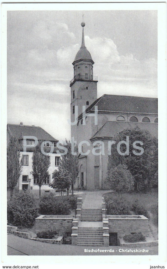 Bischofswerda - Christuskirche - church - Germany DDR - unused - JH Postcards