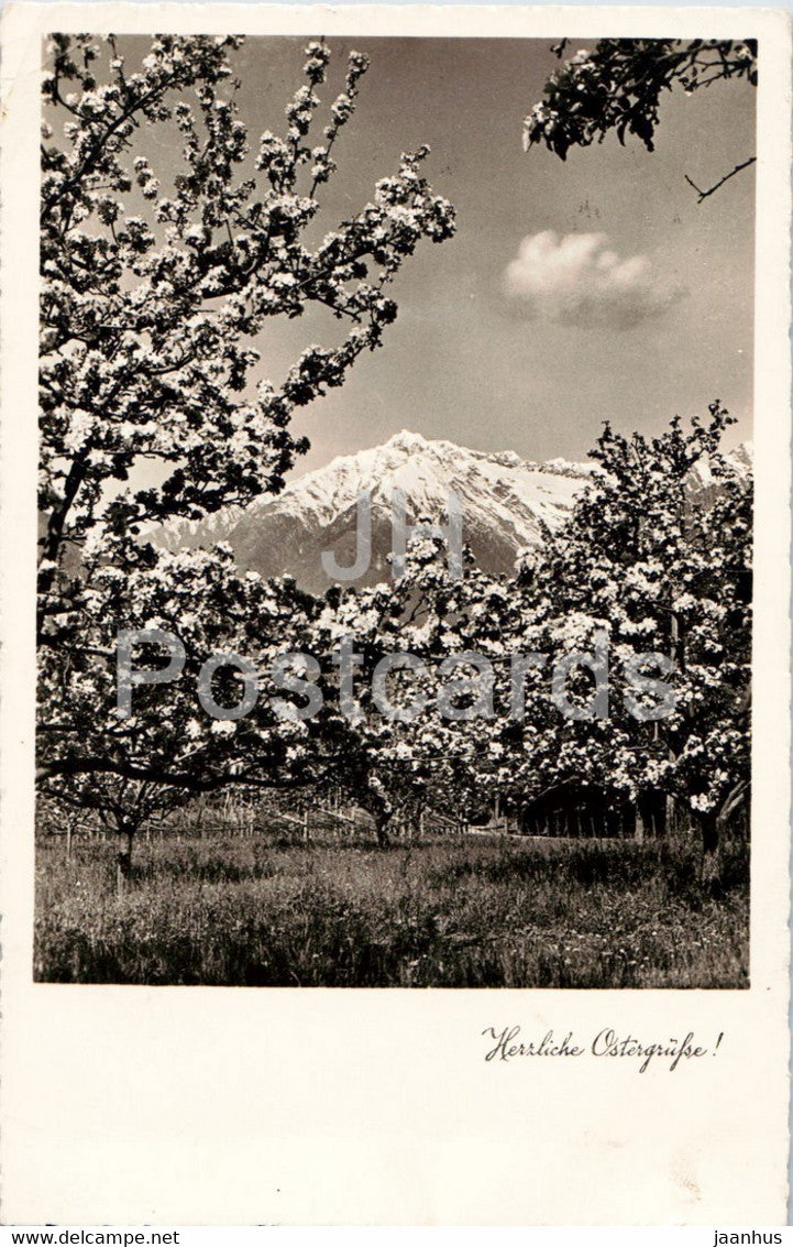 Easter Greeting Card - Herzliche Ostergrusse - 66881 - old postcard - 1939 - Germany - used - JH Postcards