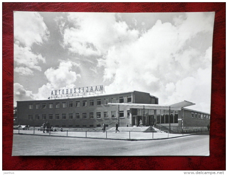 Tallinn Bus Terminal - Tallinn - 1968 - Estonia - USSR - unused - JH Postcards