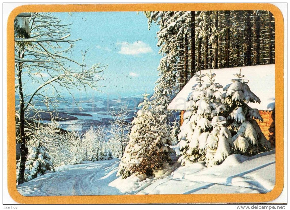 Winter im Sauerland - 7975 - Germany - 1980 gelaufen - JH Postcards