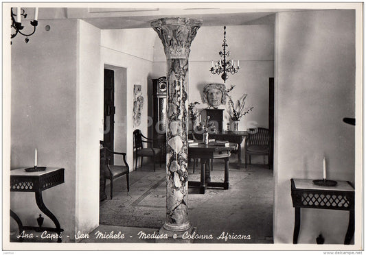 Anacapri - San Michele - Medusa e Colonna Africana - Medusa and African column - Italy - Italia - unused - JH Postcards