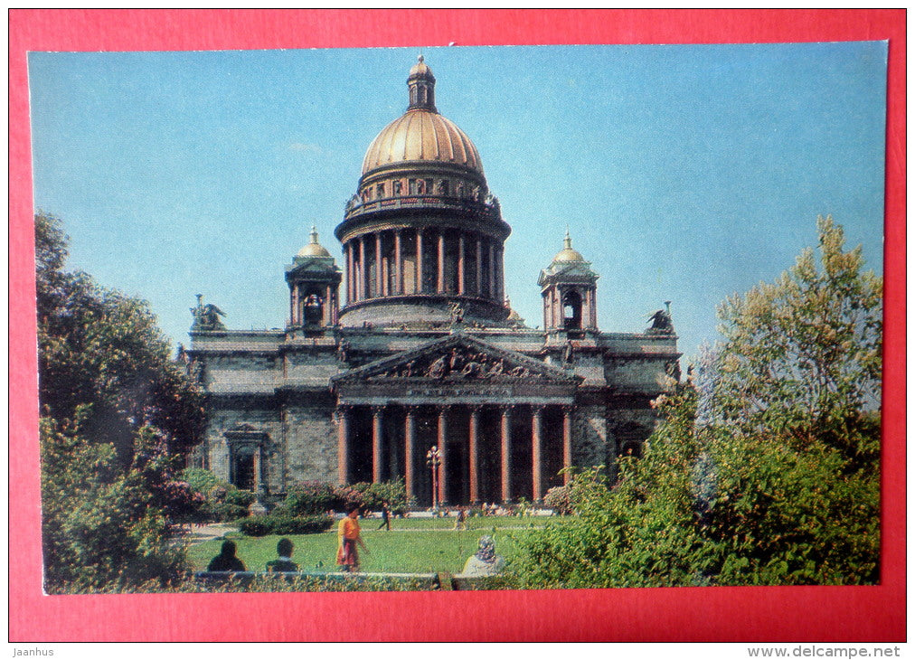 Saint Isaac's Cathedral - Leningrad - St. Petersburg - 1973 - Russia USSR - unused - JH Postcards