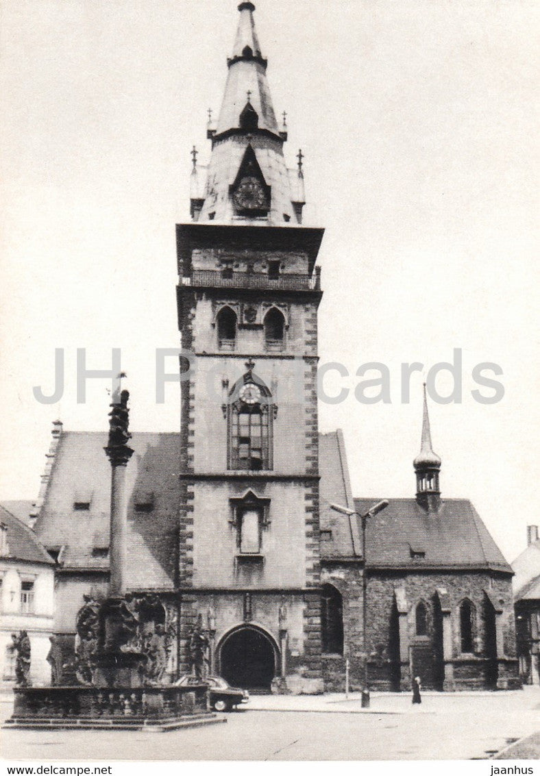 Chomutov - Komotau - Pfarrkirche und Mariensaule - Czech Republic - unused - JH Postcards