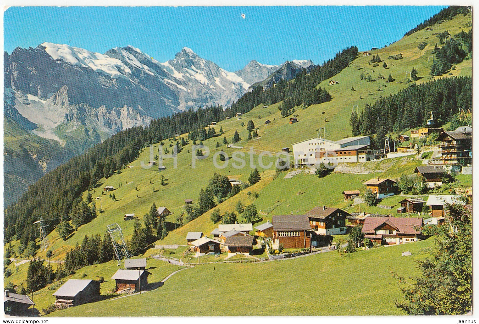 Murren - Tschingelspitz - Gspaltenhorn - Buttlassen - 35934 - Switzerland - 1972 - used - JH Postcards