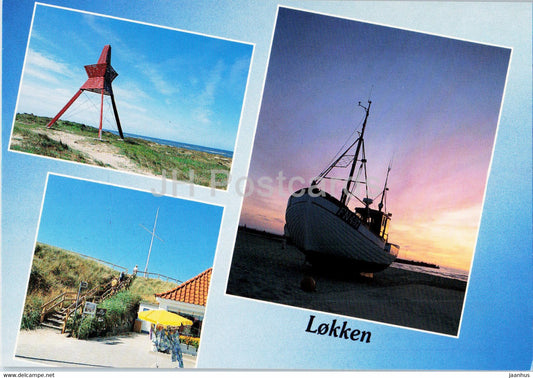 Lokken - boat - 9408 - Denmark - unused - JH Postcards