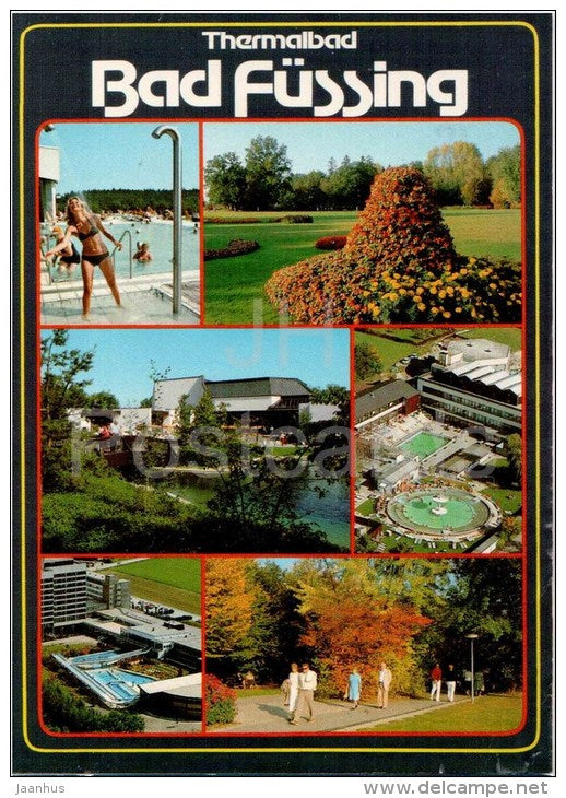 Thermalbad Bad Füssing - Germany - 1981 gelaufen - JH Postcards