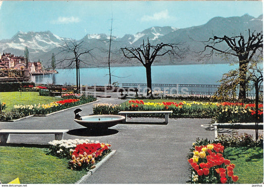 Montreux - 2408 - Switzerland - unused - JH Postcards