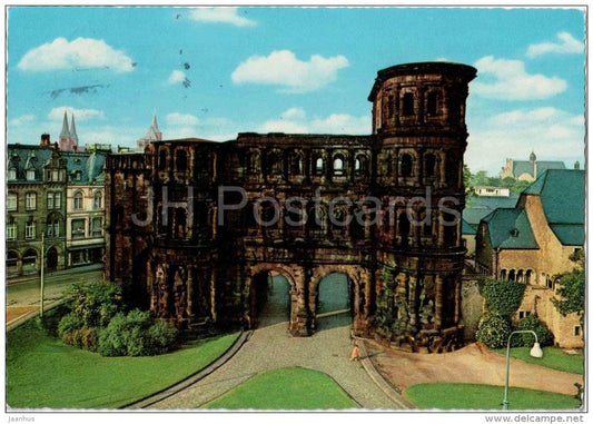 Trier - Porta Nigra - 705/2 - 1969 gelaufen - JH Postcards