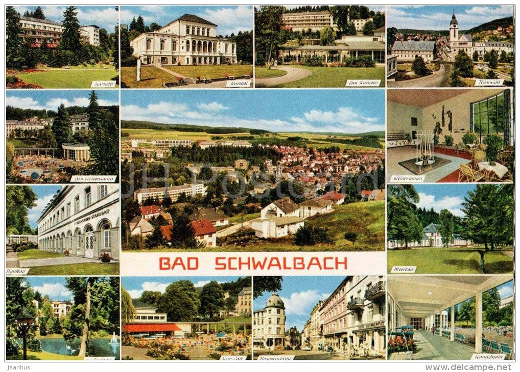 Bad Schwalbach - Germany - 1972 gelaufen - JH Postcards