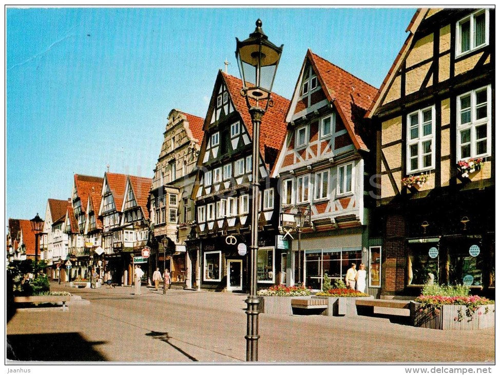 Celle - Die Zöllnerstrasse - Germany - 1983 gelaufen - JH Postcards