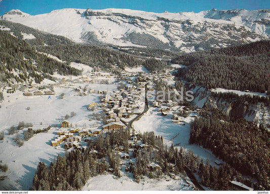 Laax - in der Weissen Arena - Flimserstein - 7808 - 1988 - Switzerland - used - JH Postcards