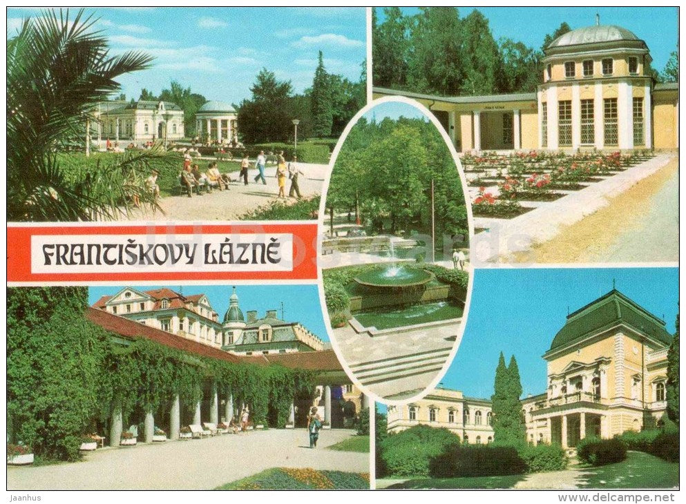 Frantiskovy Lazne - Cheb district - spa - Czechoslovakia - Czech - unused - JH Postcards