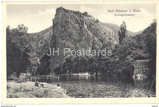 Bad Munster a Stein - Rheingrafenstein - 40074 - old postcard - Germany - unused - JH Postcards