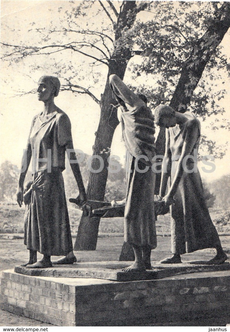 sculpture by Fritz Cremer - Group of Mothers in Ravensbruck camp - German art - 1971 - Russia USSR - unused - JH Postcards