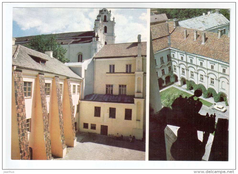 The restored courtyards of the University - Vilnius - 1983 - Lithuania USSR - unused - JH Postcards