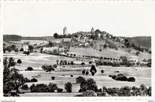 Romont - 1268 - old postcard - 1946 - Switzerland - used - JH Postcards