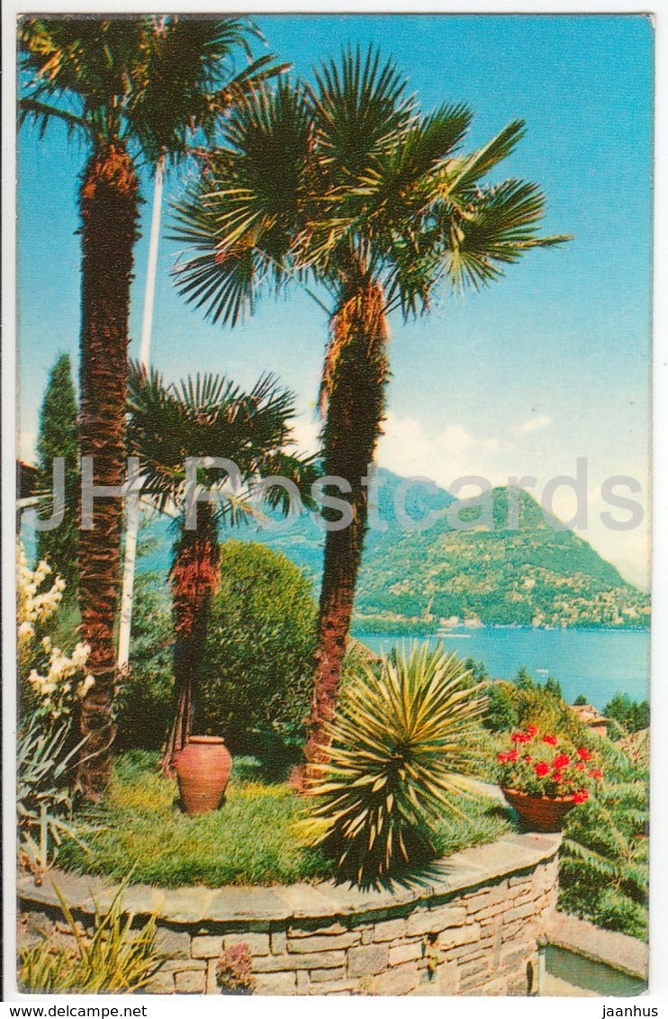 Lugano - Scorcio Panoramico con Monte Bre - Switzerland - 1961 - used - JH Postcards