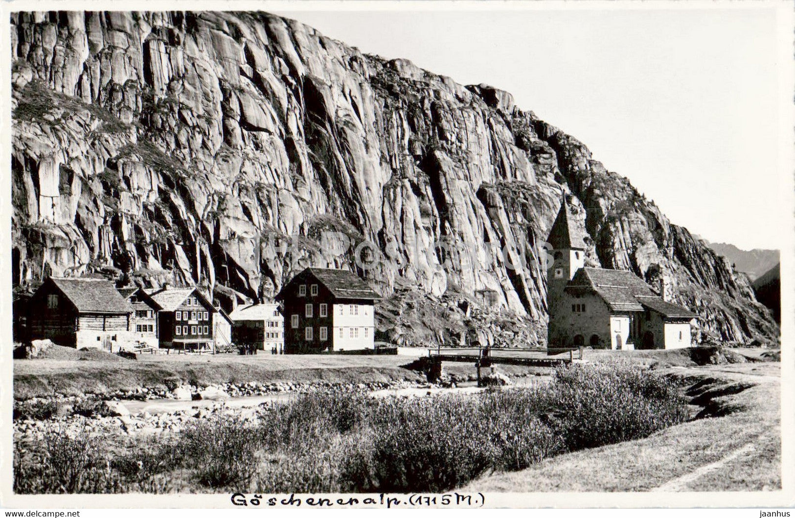 Goscheneralp - 2186 - old postcard - Switzerland - unused - JH Postcards