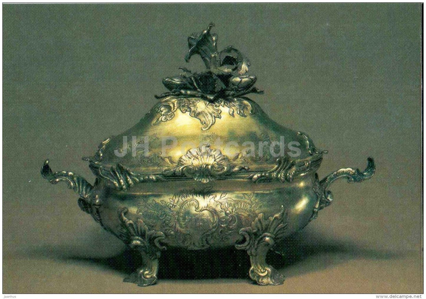 Bowl , 1764 - St. Petersburg - Russian Silver Craft - art - 1986 - Russia USSR - unused - JH Postcards