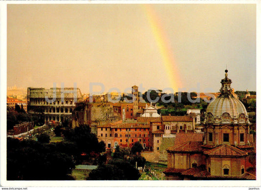 Roma - Rome - Veduta Panoramica - Panoramic view of the Roman Forum area - Italy - unused - JH Postcards