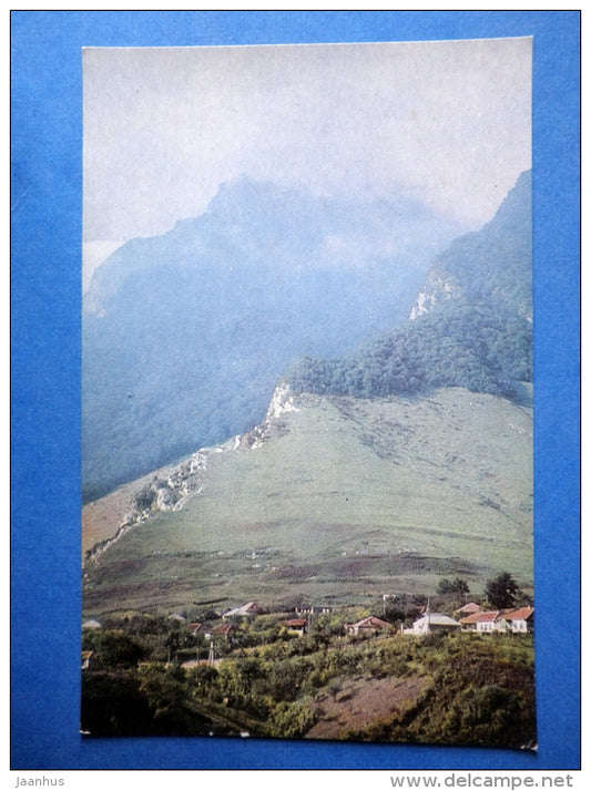 Balta village near Daryal canyon - North Ossetia - 1968 - Russia USSR - unused - JH Postcards