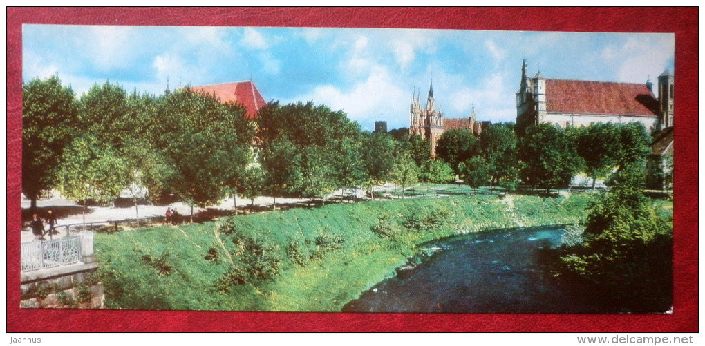 a Building of Gothic Architecture of the 16th-17th century - Vilnius - 1968 - Lithuania USSR - unused - JH Postcards