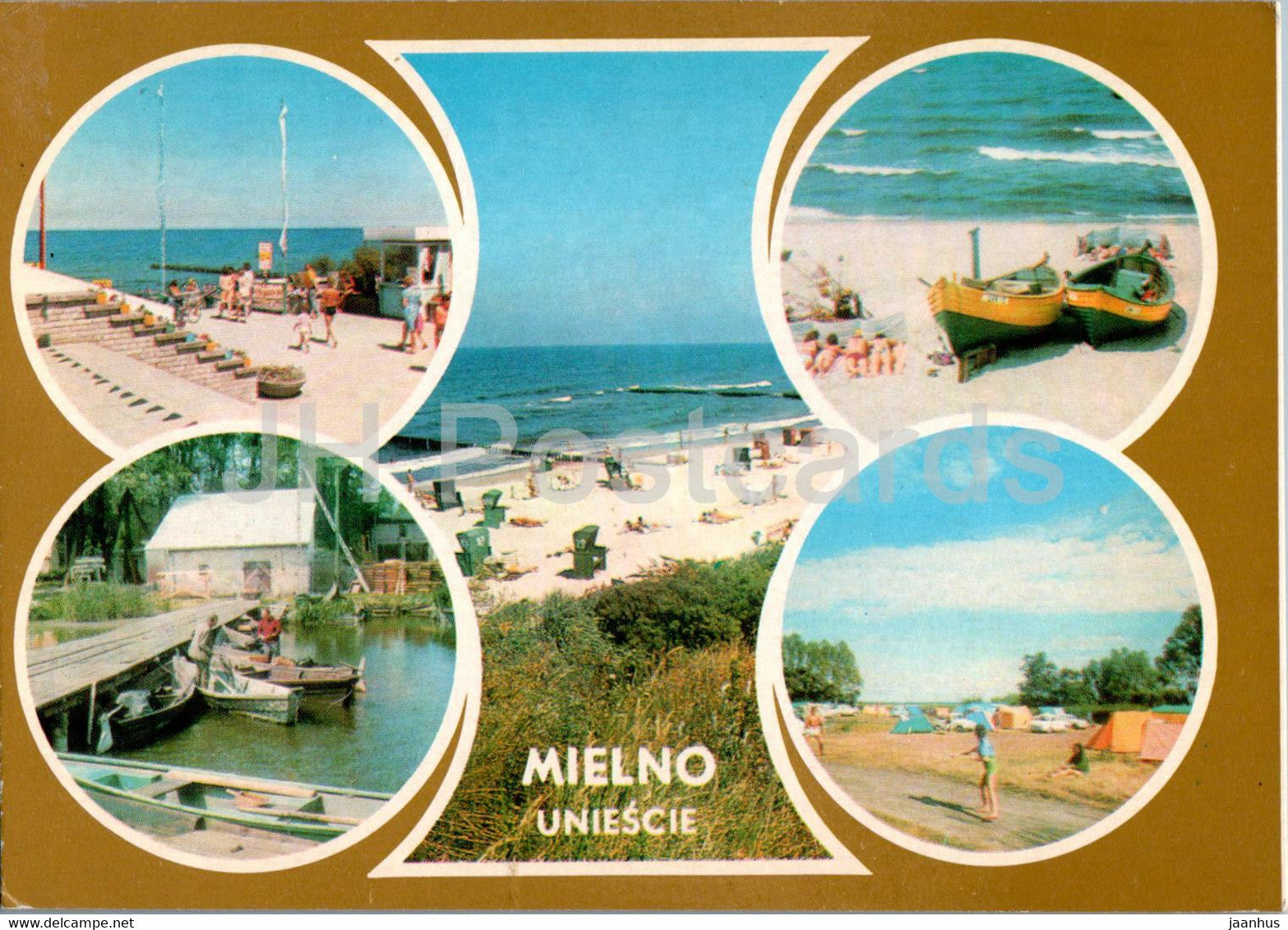 Mielno - Uniescie - multiview - Poland - unused - JH Postcards