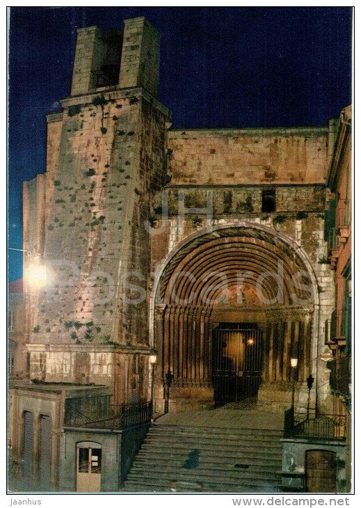 Portale Laterale di S. Francesco - Sulmona - Abruzzo - 4/XII 972 - 67039 - Italia - Italy - unused - JH Postcards