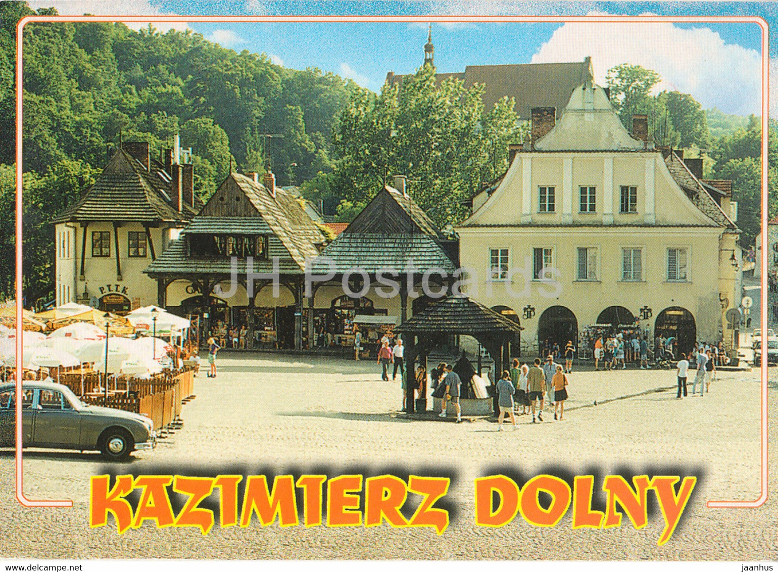 Kazimierz Dolny - rynek - market - 2001 - Poland - used - JH Postcards