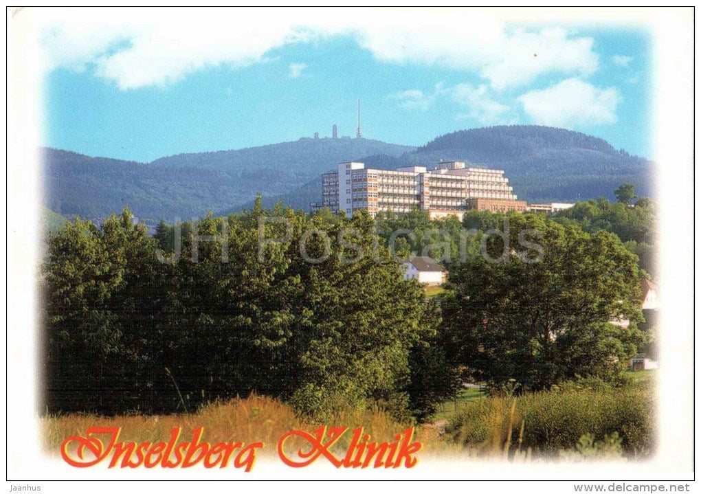 Inselsberg Klinik - Tabarz - Germany - 2000 gelaufen - JH Postcards