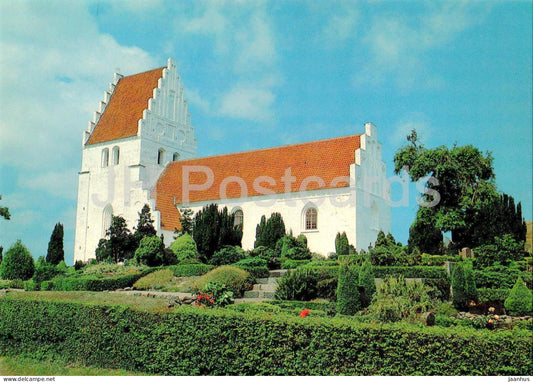 Elmelunde Kirke pa Mon - church - MO 9 - Denmark - unused - JH Postcards