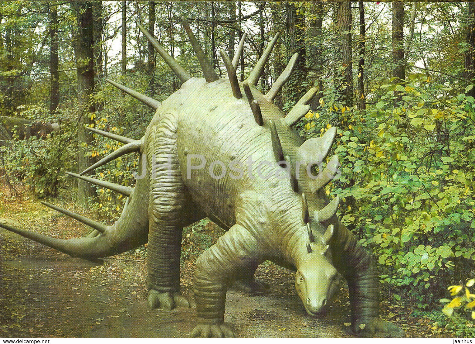 Kentrurosaurus - dinosaur - Saurierpark Kleinwelka - DDR Germany - unused - JH Postcards