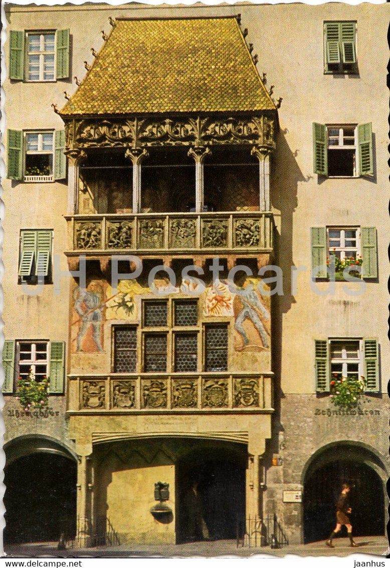 Innsbruck - Goldenes Dachl - 5 - Austria - unused - JH Postcards