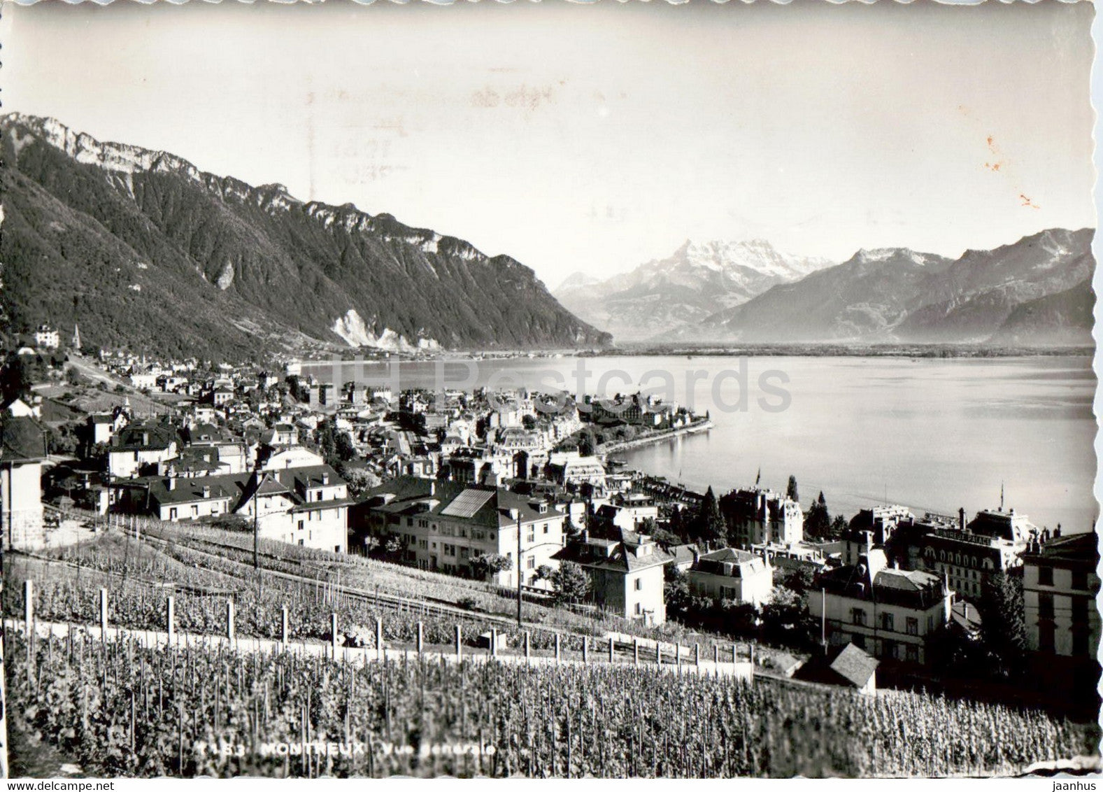 Montreux - Vue Generale - 4153 - old postcard - 1938 - Switzerland - used - JH Postcards