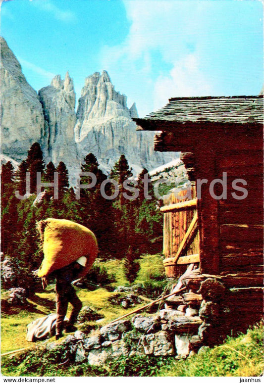 Torri del Vajolet - Vajoletturme - 1974 - Italy - used - JH Postcards