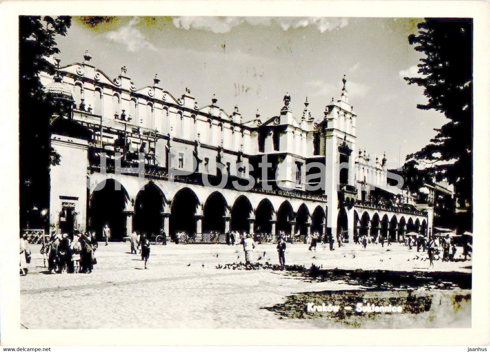 Krakow - Sukiennice - The Cloth Hall - 1961 - Poland - used - JH Postcards