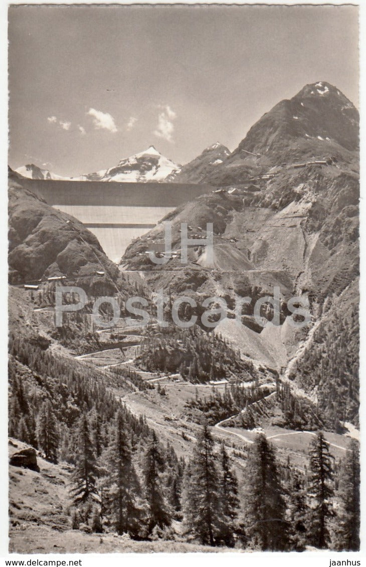 La Route d'acces au barrage de la Grande Dixence - 4663 - Switzerland - 1963 - used - JH Postcards