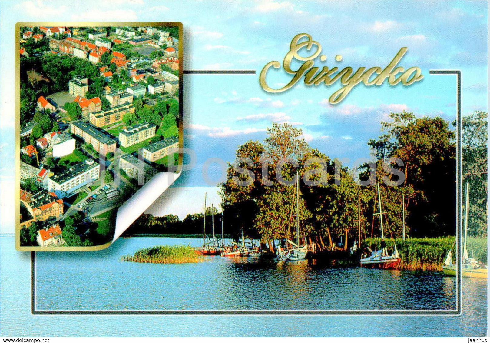 Gizycko - multiview - 1061 - Poland - unused - JH Postcards