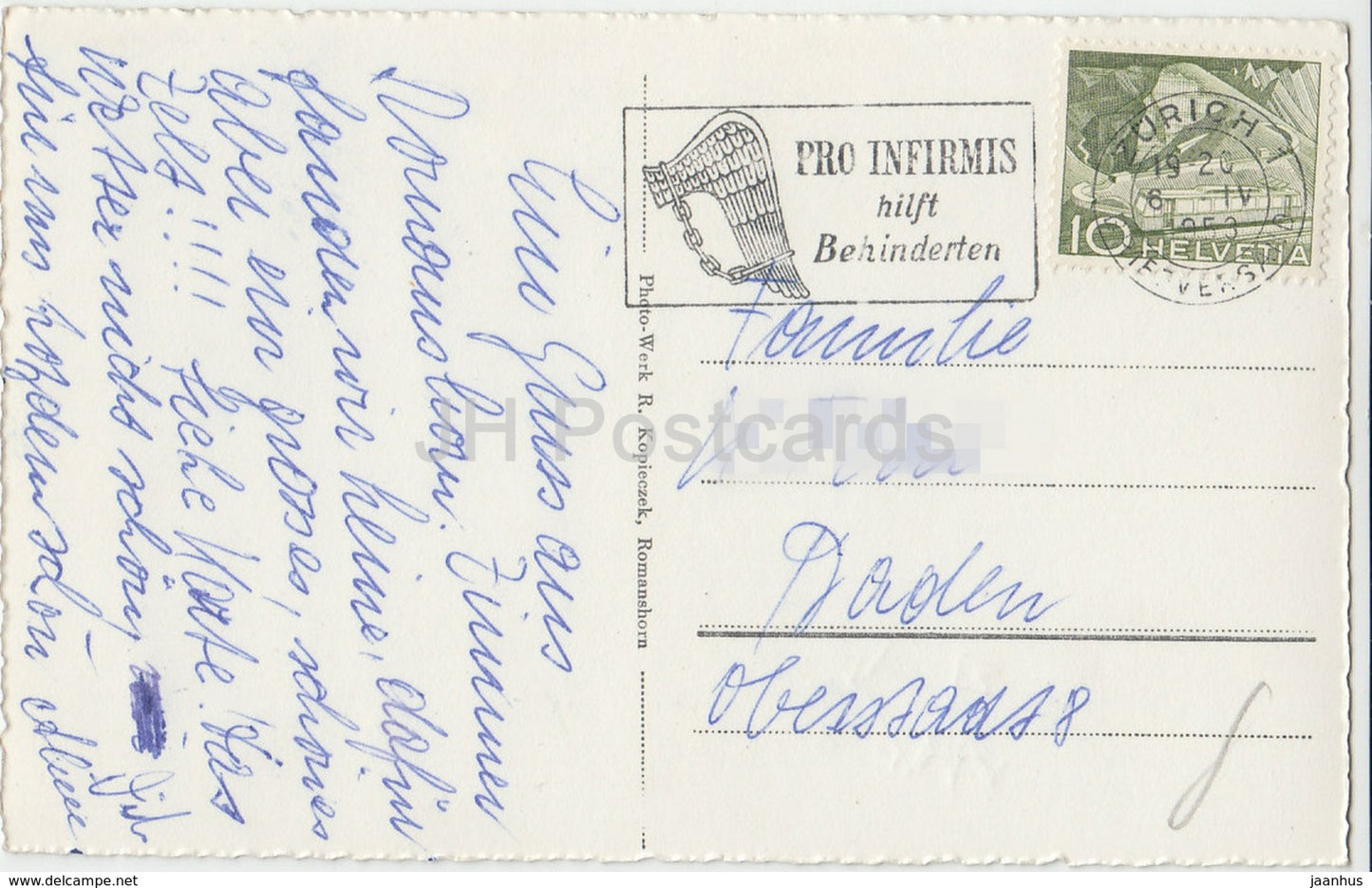 Romanshorn Seepark - 311 - Switzerland - 1953 - used