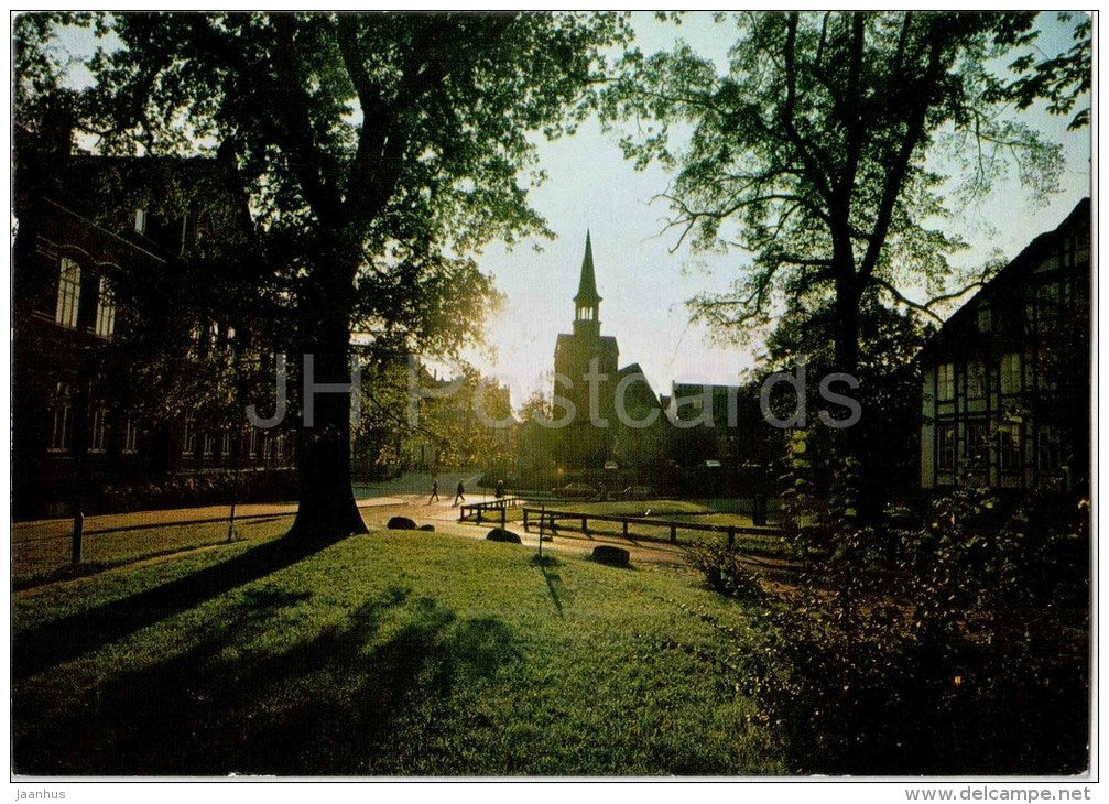 Wunstorf , Abendstimmung - 3050 - Wu 525 - Germany - 1984 gelaufen - JH Postcards