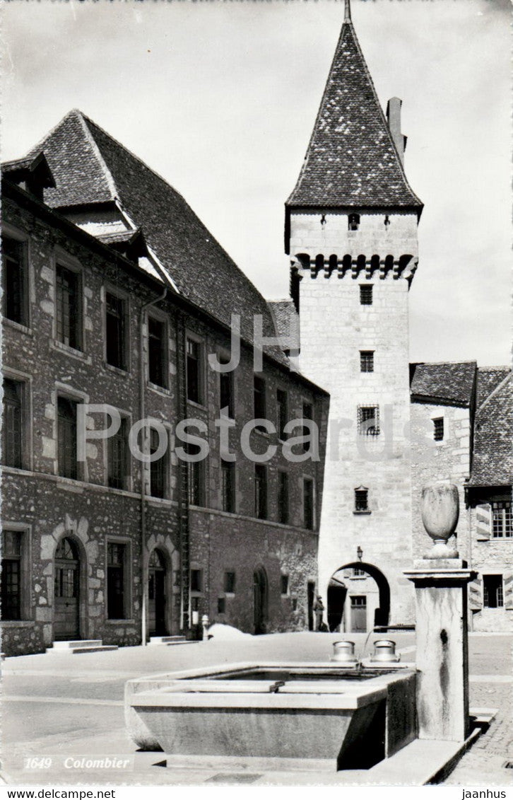 Colombier - 1649 - old postcard - Switzerland - unused - JH Postcards