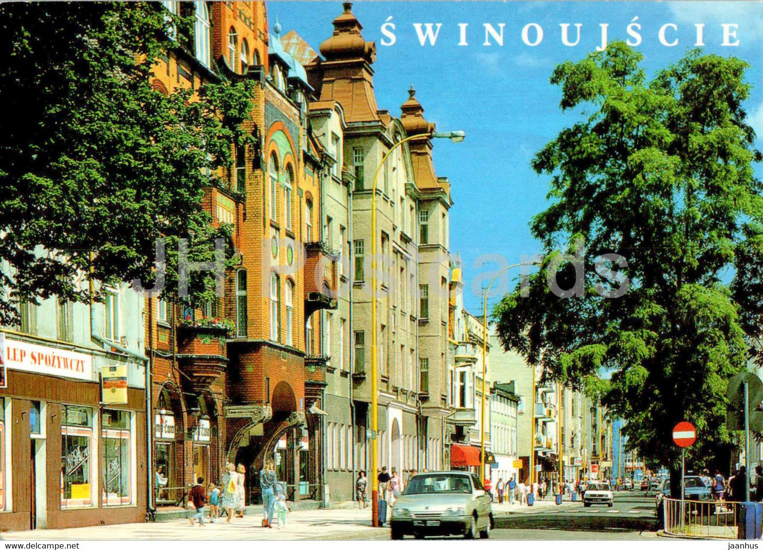 Swinoujscie - car - 5-1270 - Poland - unused - JH Postcards