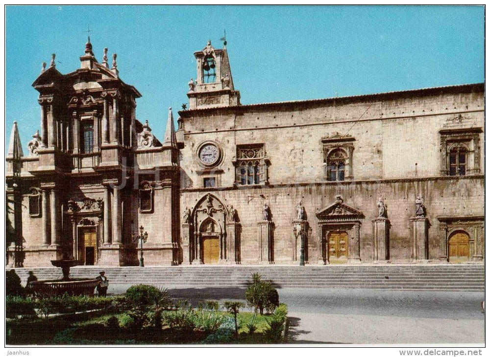 Chiesa e Palazzo S.S. Annunziata - church , palace - Sulmona - Abruzzo - 14 - Italia - Italy - unused - JH Postcards