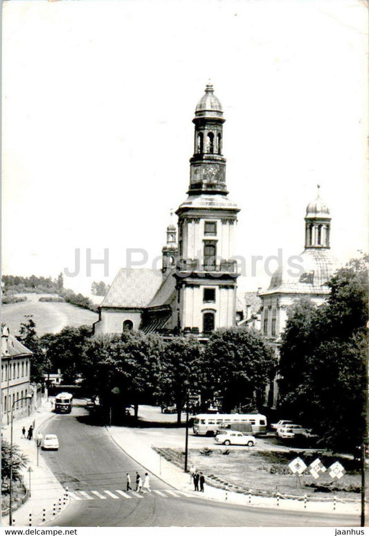 Trzebnica - Kosciol i klasztor - Church and monastery - Poland - used - JH Postcards