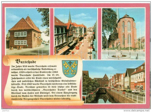 Buxtehude - Kirche - church - Germany - 1991 gelaufen - JH Postcards