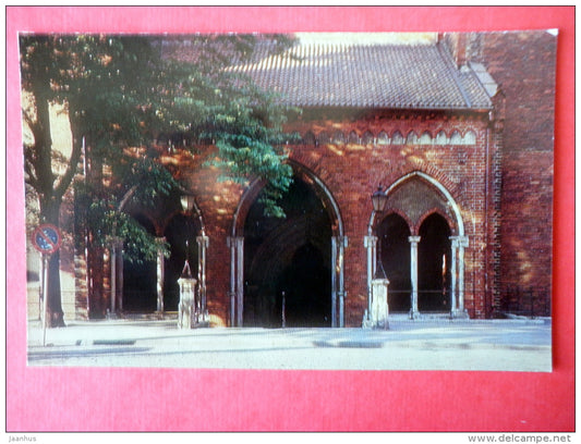 The Dome Cathedral , North Entrance - Old Town - Riga - 1974 - USSR Latvia - unused - JH Postcards